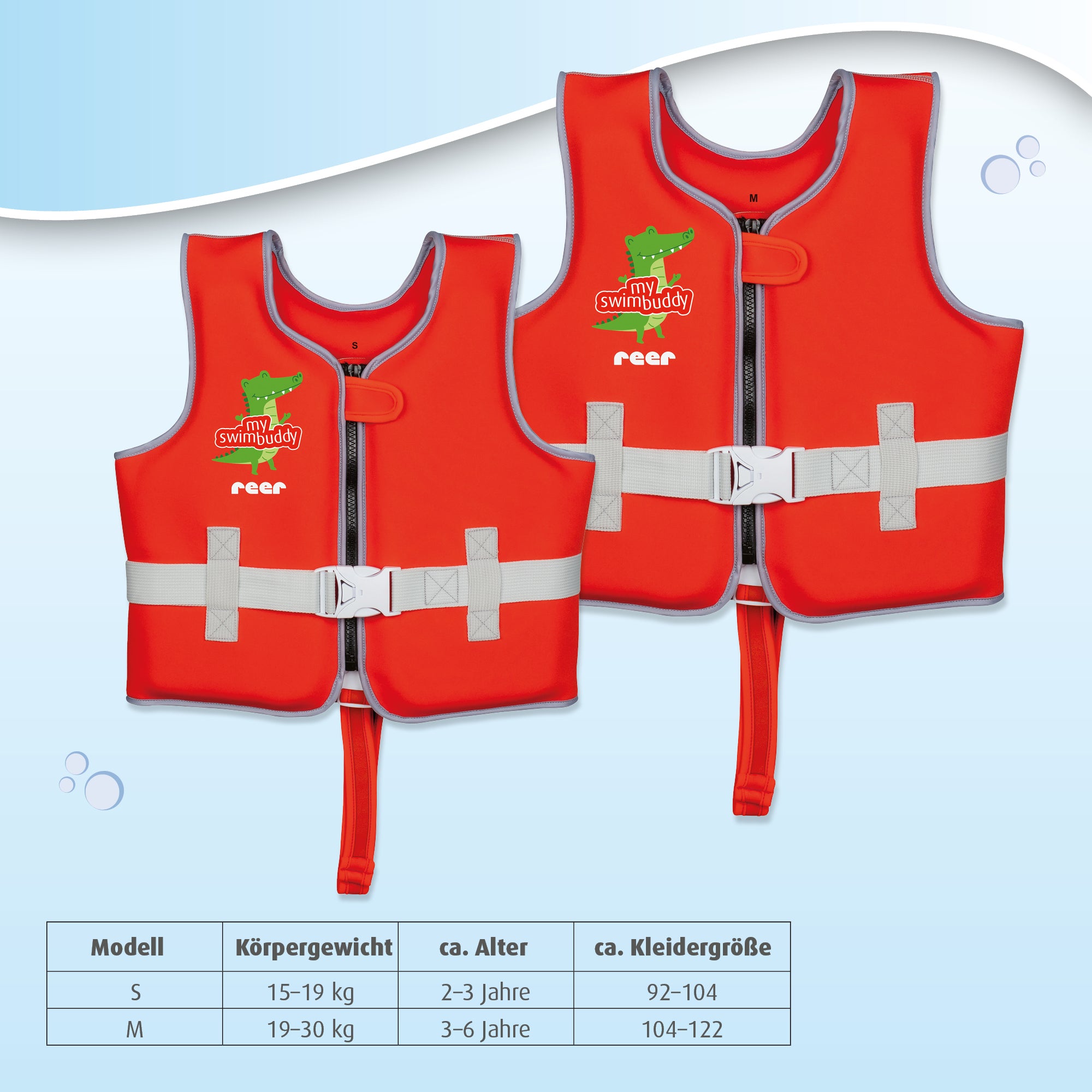 myswimbuddy Schwimmlernweste, Größe S