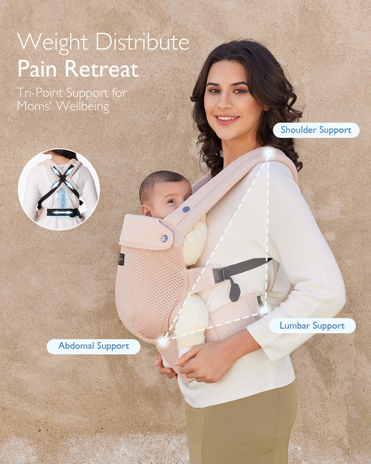 Momcozy PureHug Air Mesh Baby Carrier