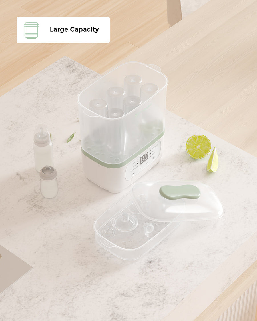 Momcozy 8-in-1 Baby Bottle Steam Sterilizer - Dryer