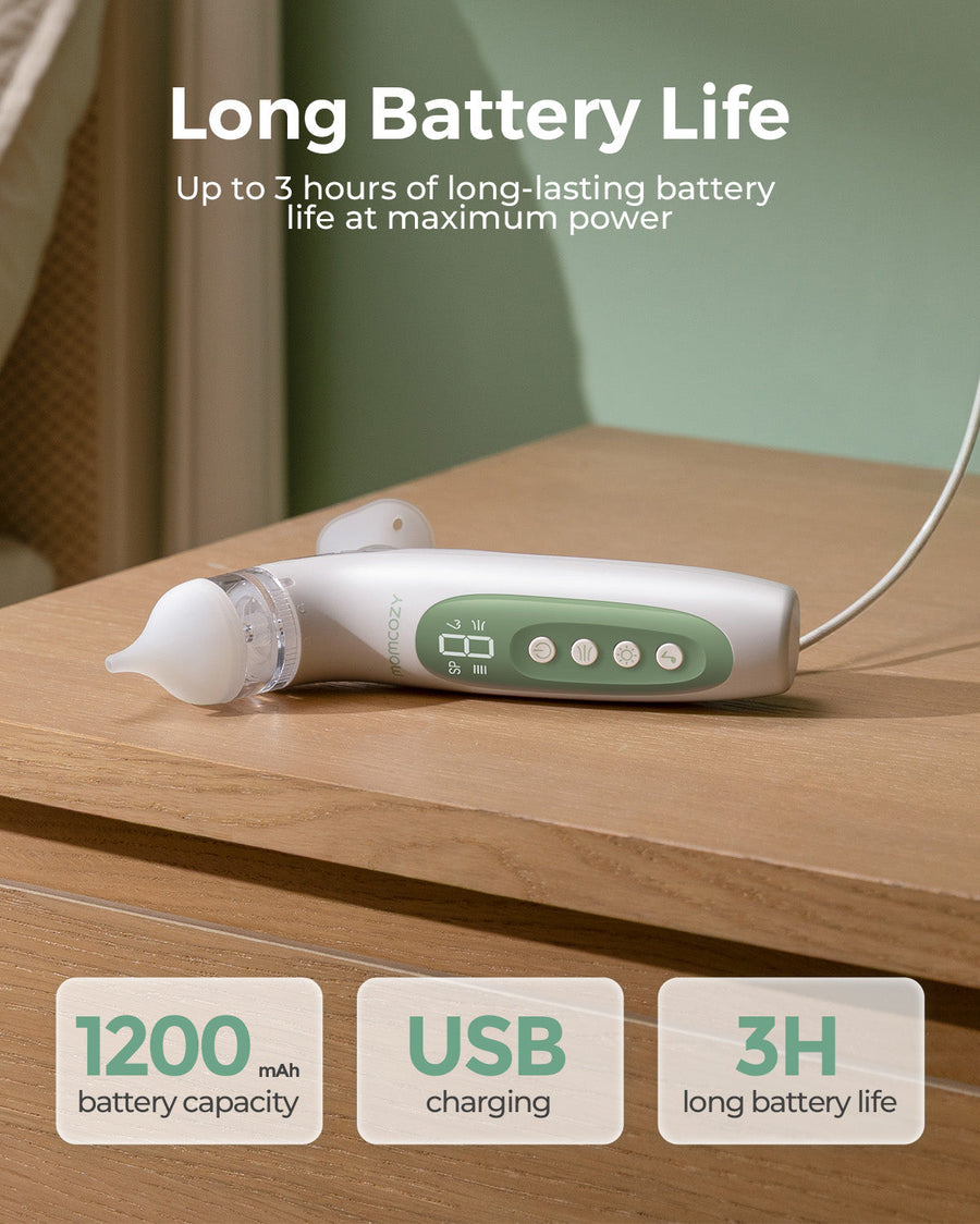 Momcozy BreezyClear™ 2 in 1 Spray & Suction Electric Nasal Aspirator