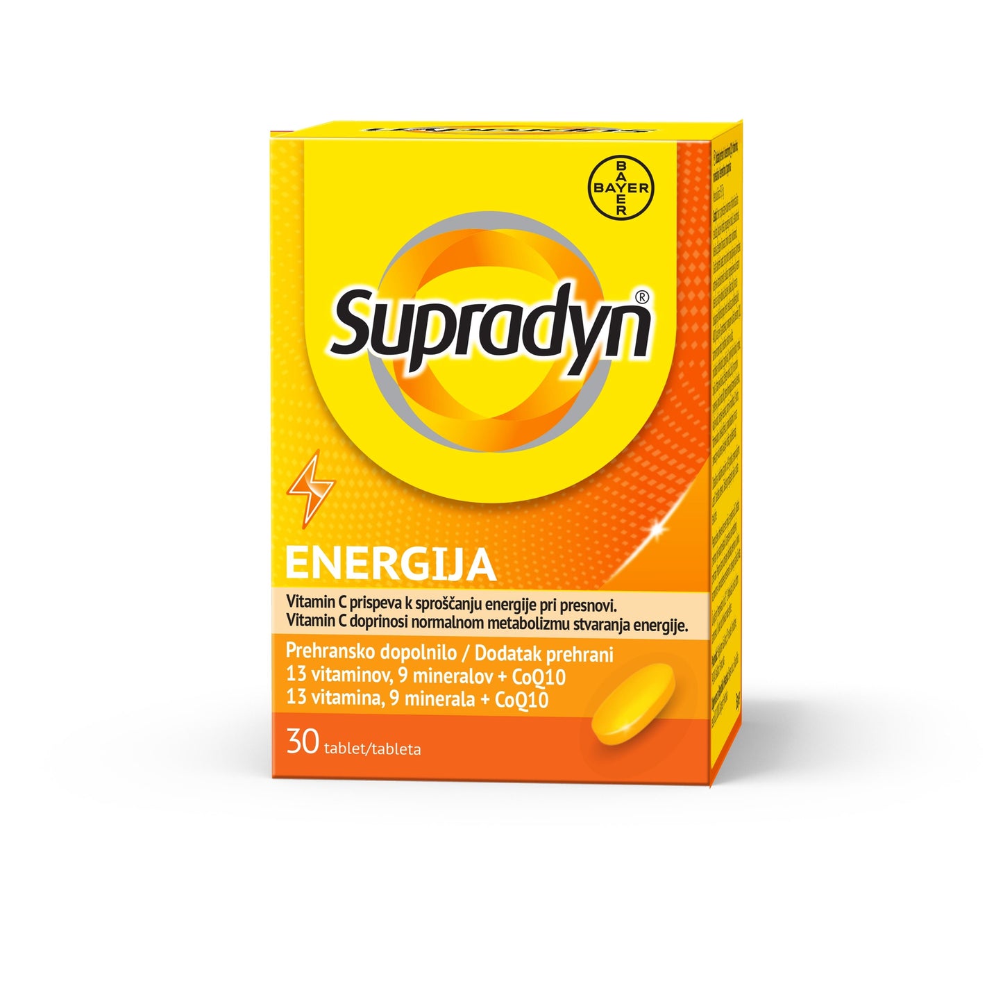 Bayer Supradyn Multivitaminë Për Energji Plus Koenzimë Q10 30 Tableta