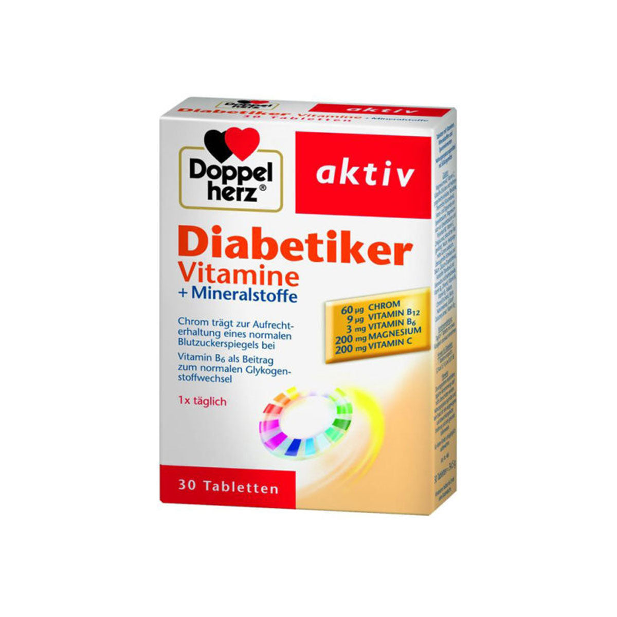 Doppelherz Diabetiker Vitamina + Minerale 30 Tableta