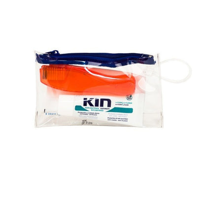 KIN TRAVEL SET TOOTHBRUSH + TOOTHPASTE X 1