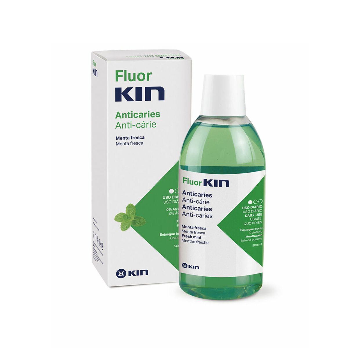 KIN FLOURKIN MINT MOUTHWASH 500 ML X 1