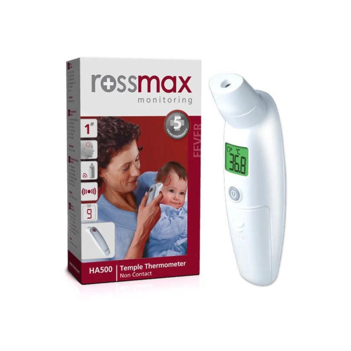 Rossmax Termometër Pa kontakt Në Të t me tha HA500