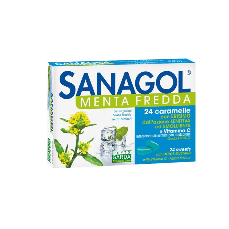 PHYTO GARDA SANAGOL MENTA FREDDA LOZENGES 24