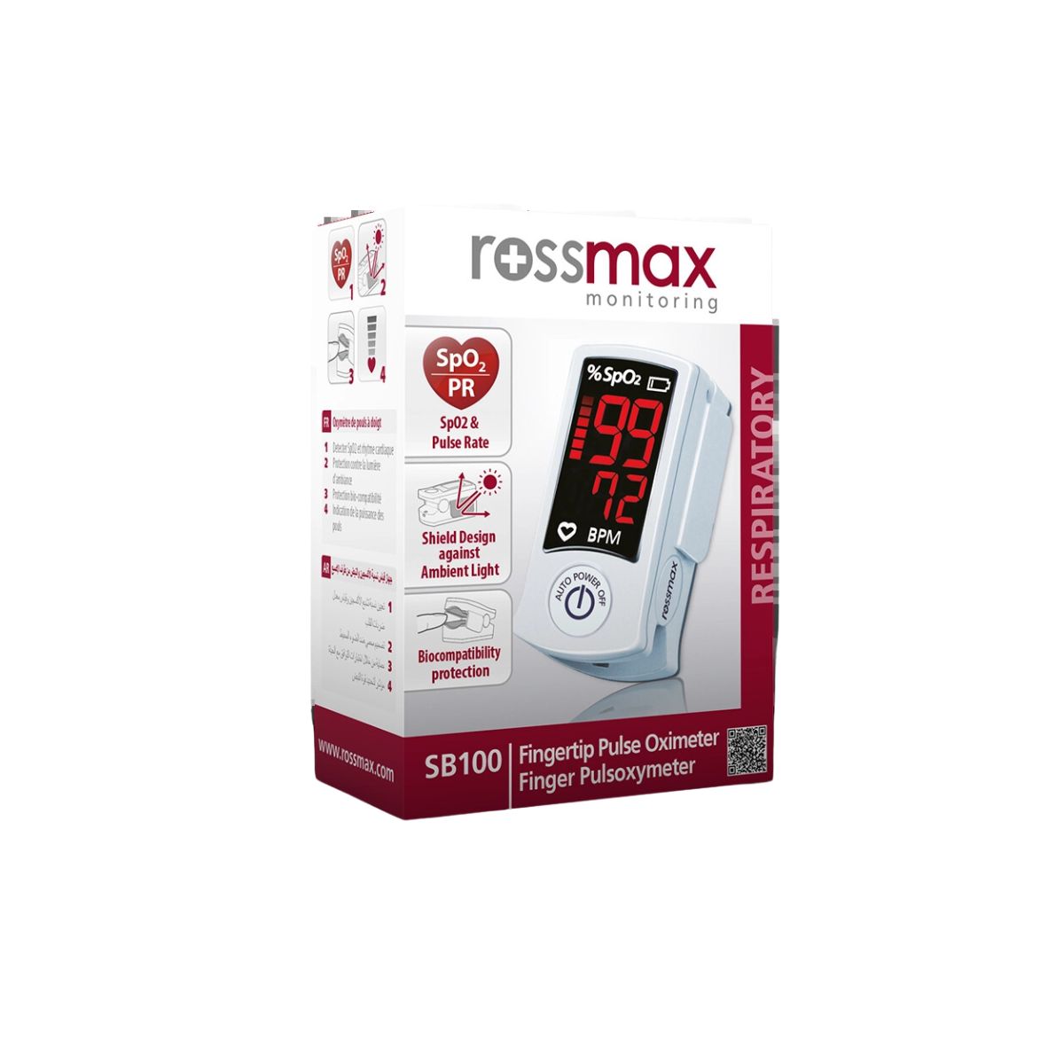 Rossmax Fingertip Pulse Oximeter SB100