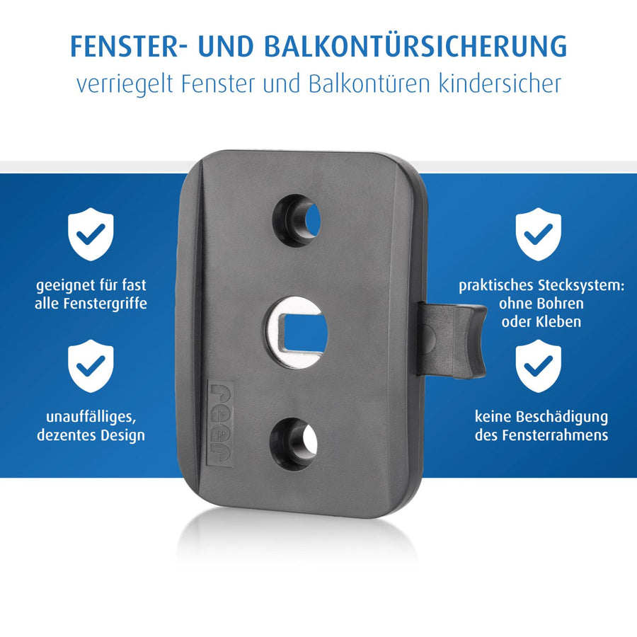 WinLock window and balcony door lock, anthracite, 1 piece