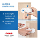 Drawer and cabinet door lock, 1 piece