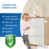 Drawer and cabinet door lock, 1 piece