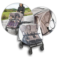 RainCover Twin rain cover for twin carriages