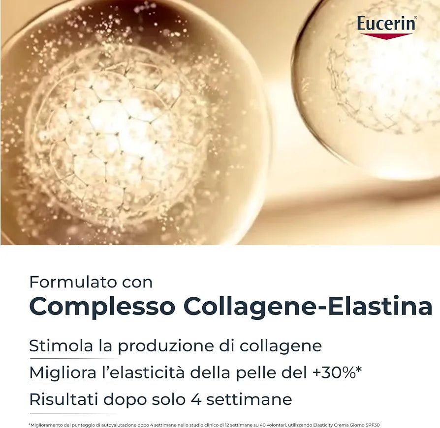 Eucerin Hyaluron-Filler + Elasticity Contorno Occhi SPF 20 15ml, Crema contorno occhi antirughe e crema occhiaie 2in1, Formula con Acido Ialuronico per tutti i tipi di pelle