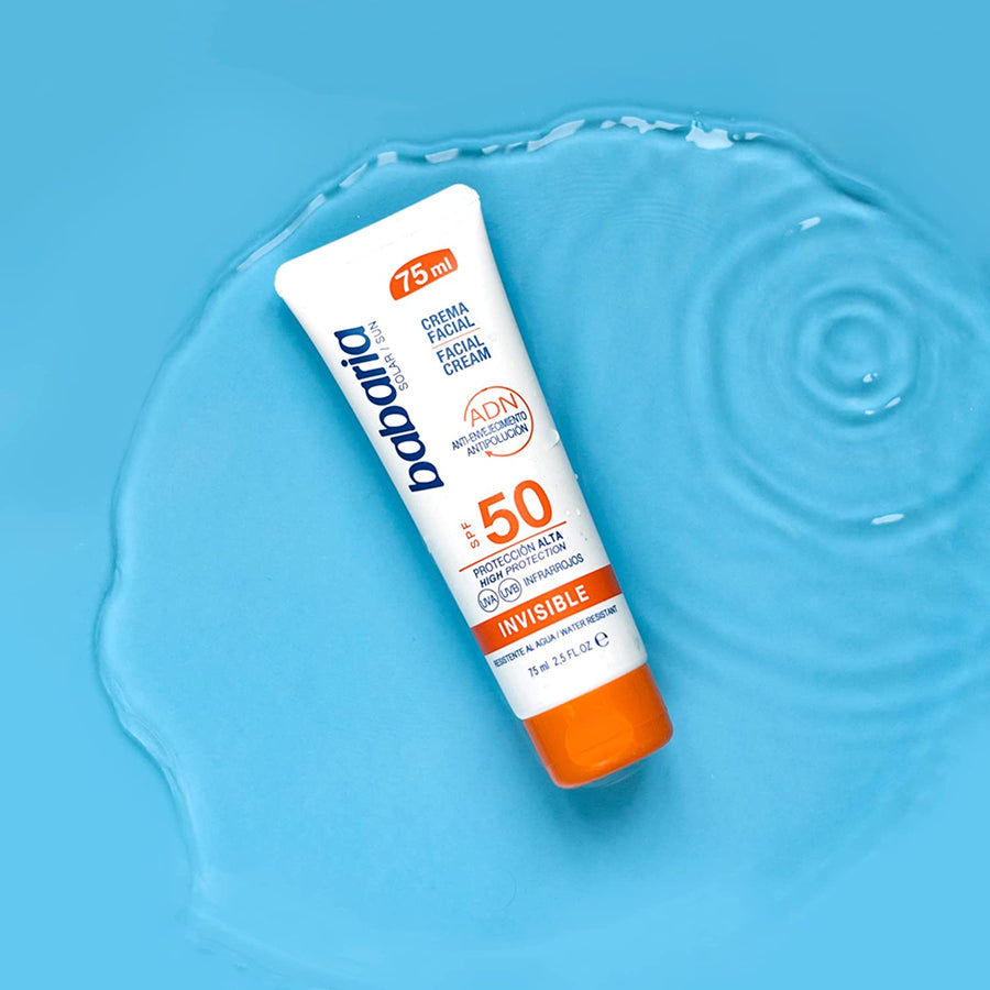 Babaria Sun Invisible Facial Cream SPF50 (*75ml)