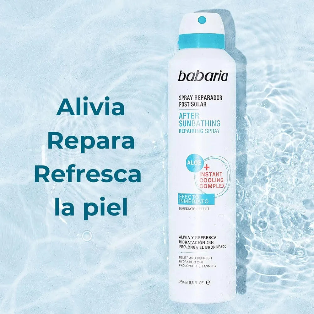 Babaria Unisex Reparador BABARIA ALOE VERA REPAIR SPRAY 250ML, Black, Only UK