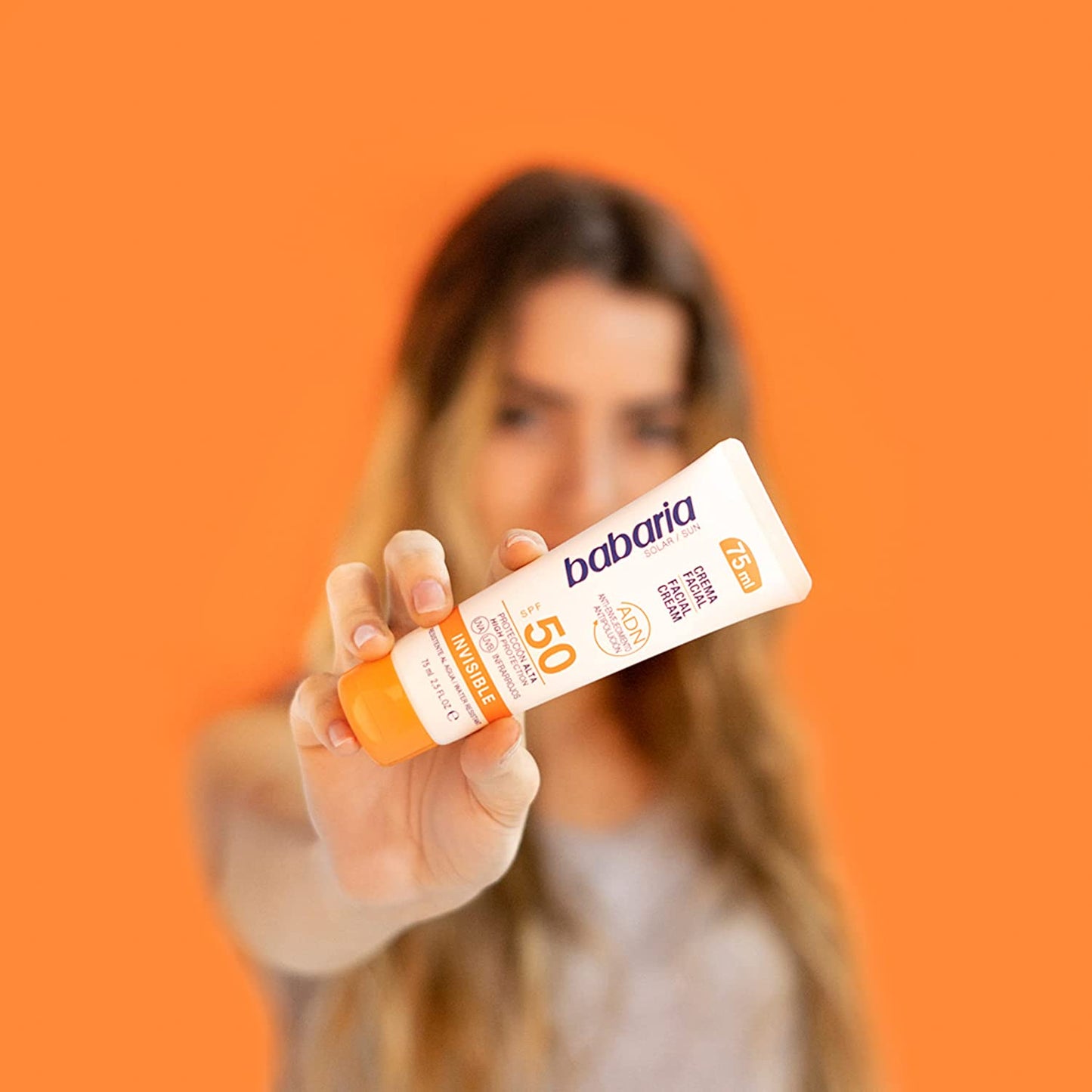Crema Facial Solar Invisible F-50+ - 75 ml