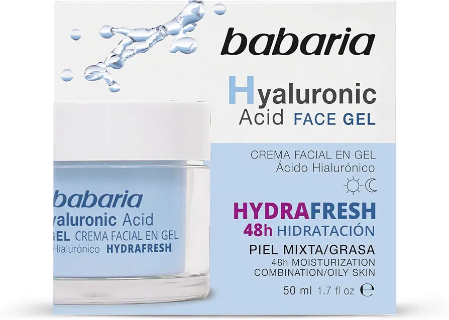 BABARIA Hyaluronic Acid Cream EN Gel Facial 50 ml