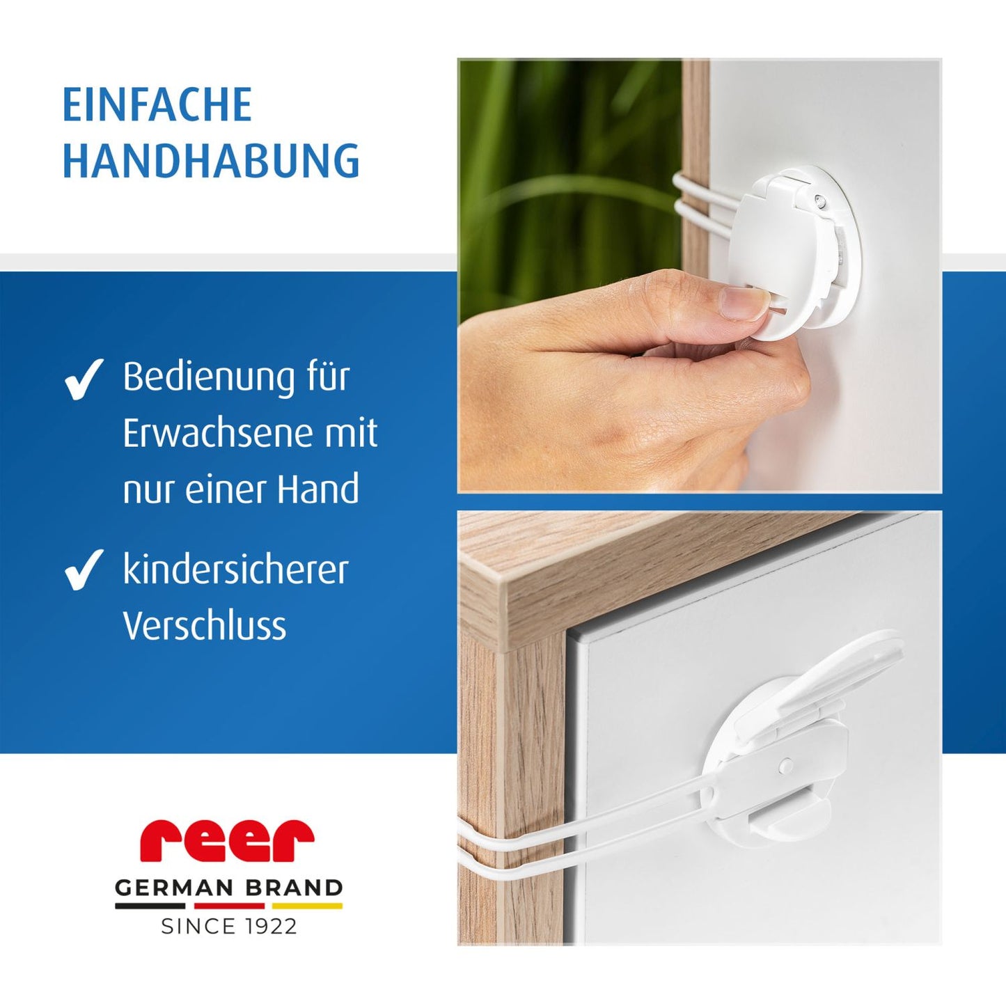 Multi-lock, white, 1 piece