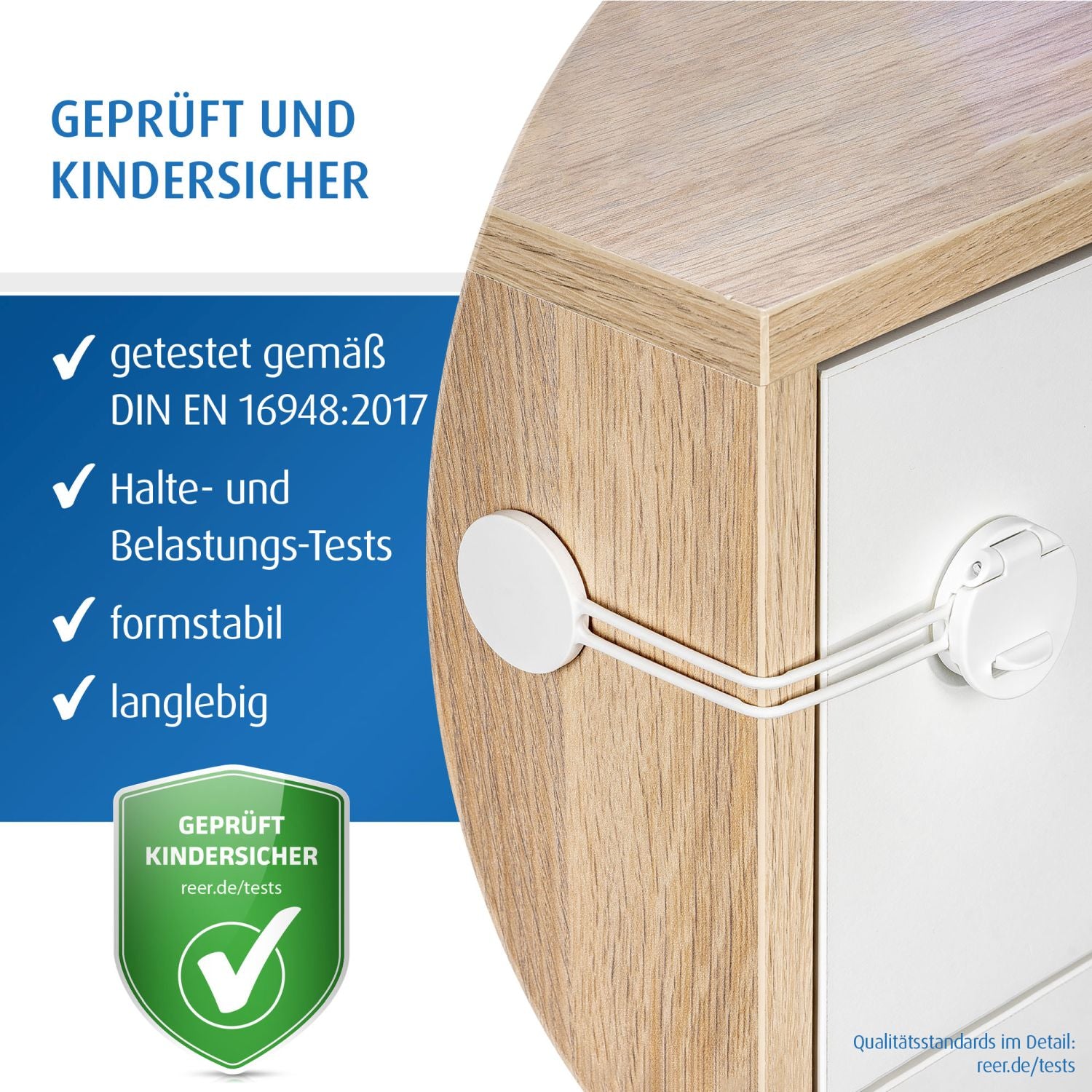 Multi-lock, white, 1 piece