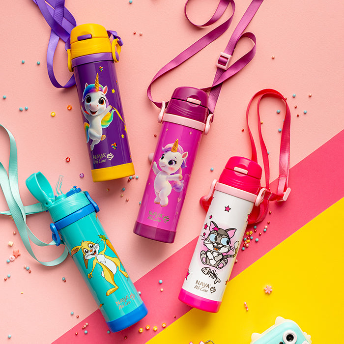 Stainless steel insulated water bottle "We Care", Kitty 500ml