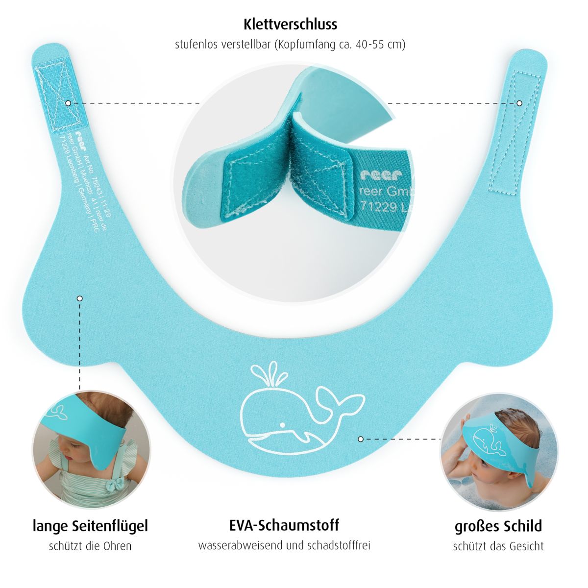 MyHappyBath Cap - shampoo shield