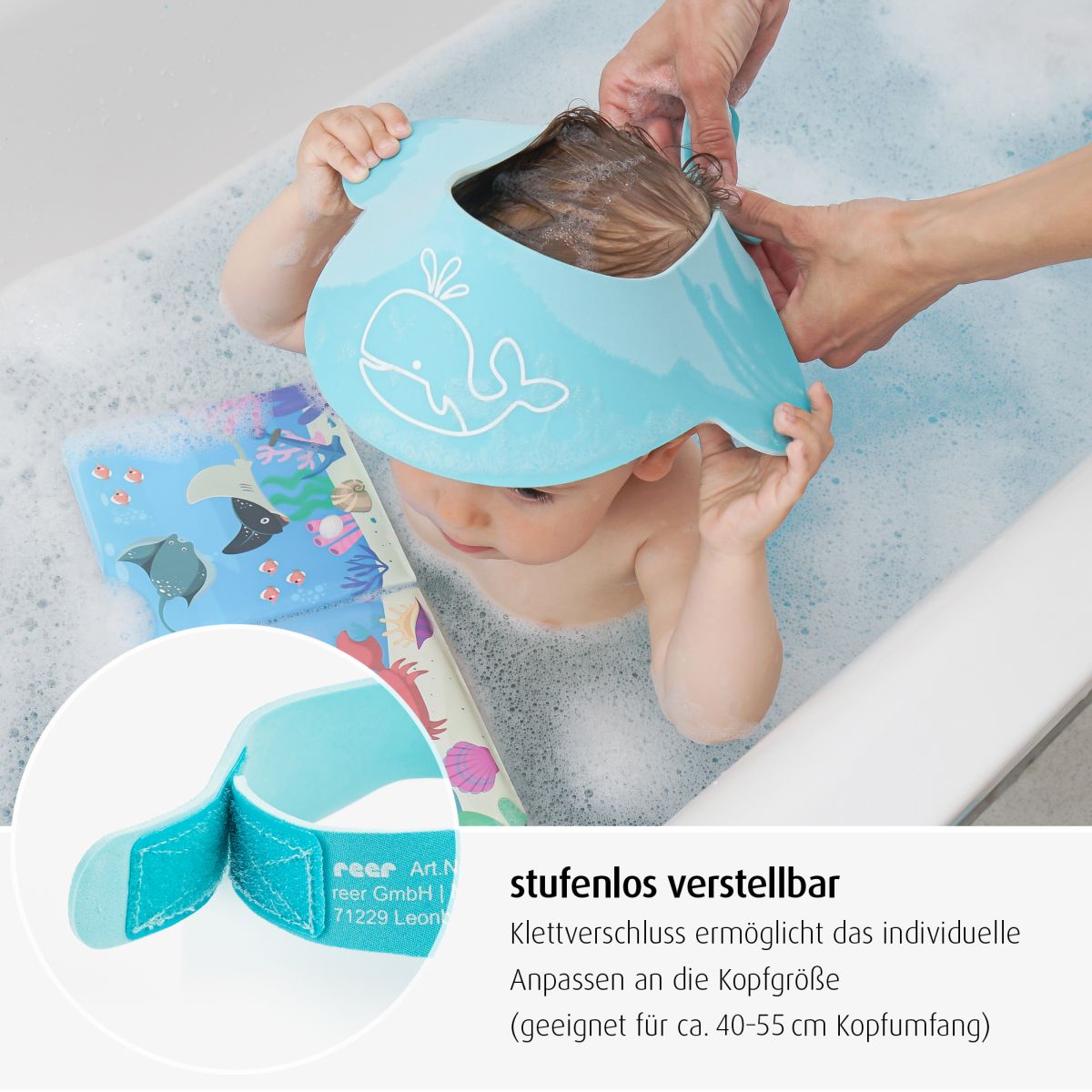 MyHappyBath Cap - shampoo shield