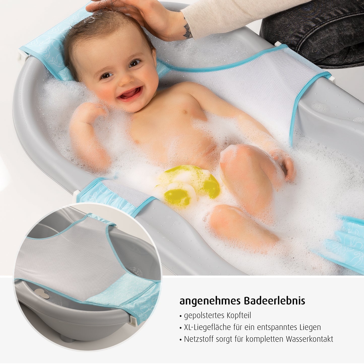 MyHappyBath Sling baby bathtub net