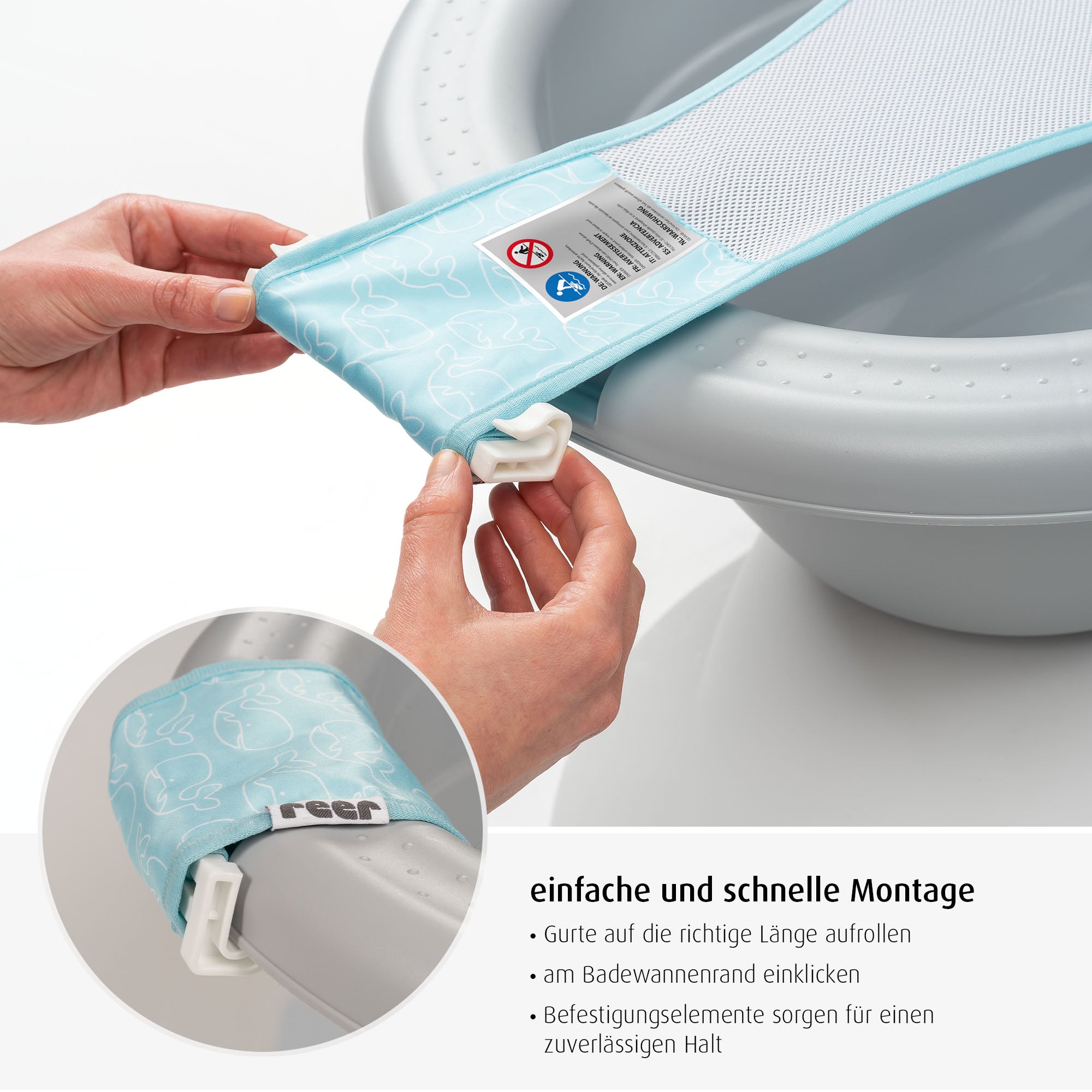 MyHappyBath Sling baby bathtub net