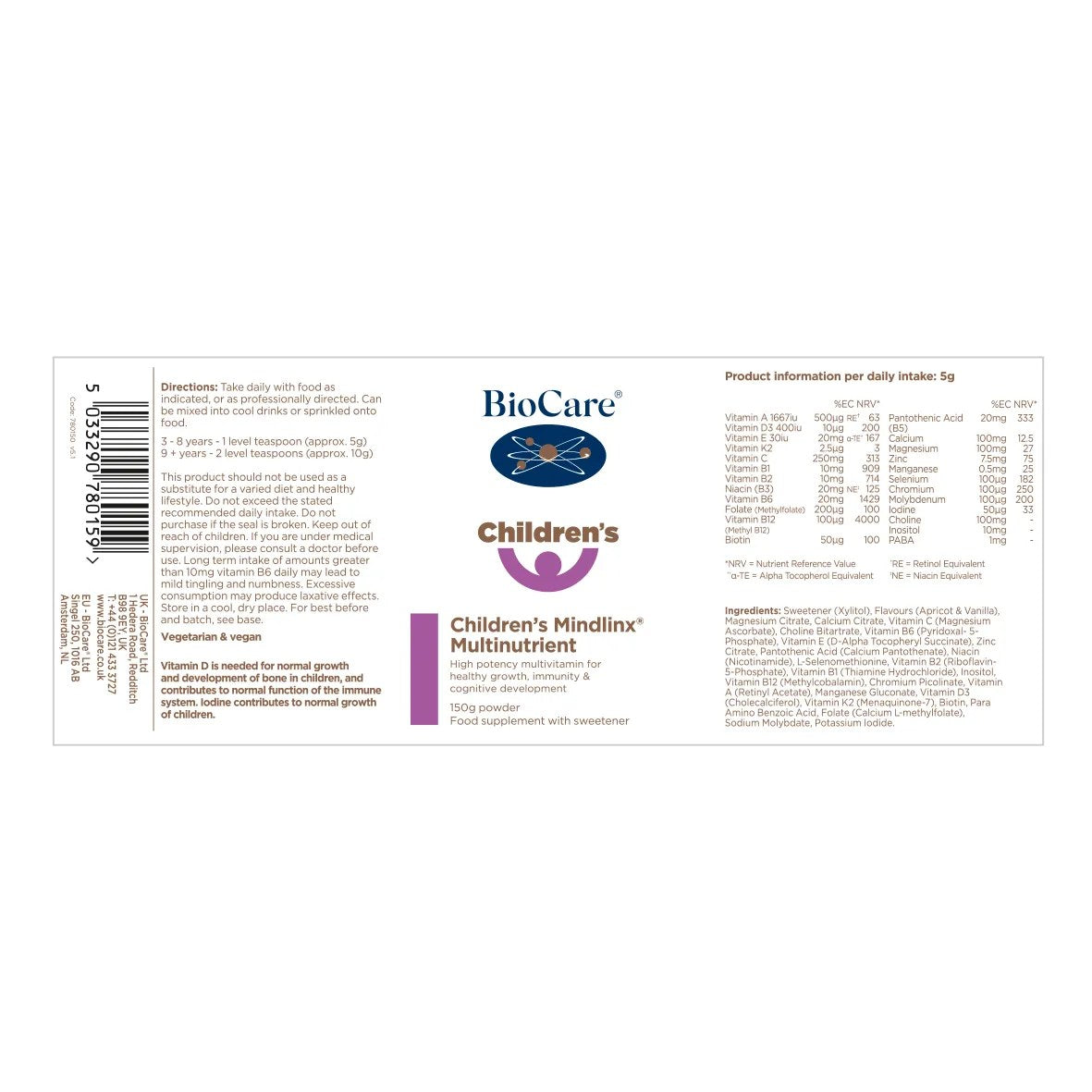 CHILDREN’S MINDLINX® MULTINUTRIENT