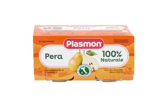 Pure për fëmijë, Plasmon, dardhë, 2x80 gr, 1 pako
