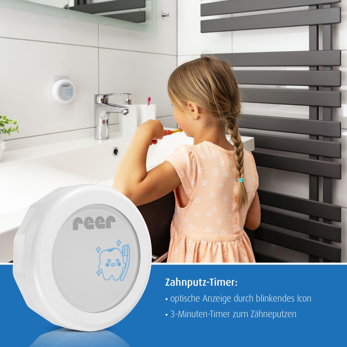 2in1 hand-washing and teeth-brushing timer