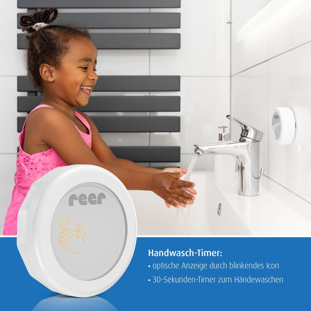 2in1 hand-washing and teeth-brushing timer