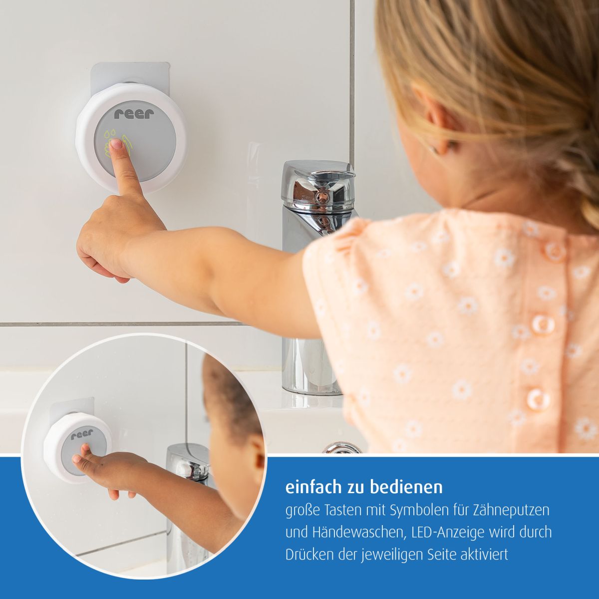 2in1 hand-washing and teeth-brushing timer