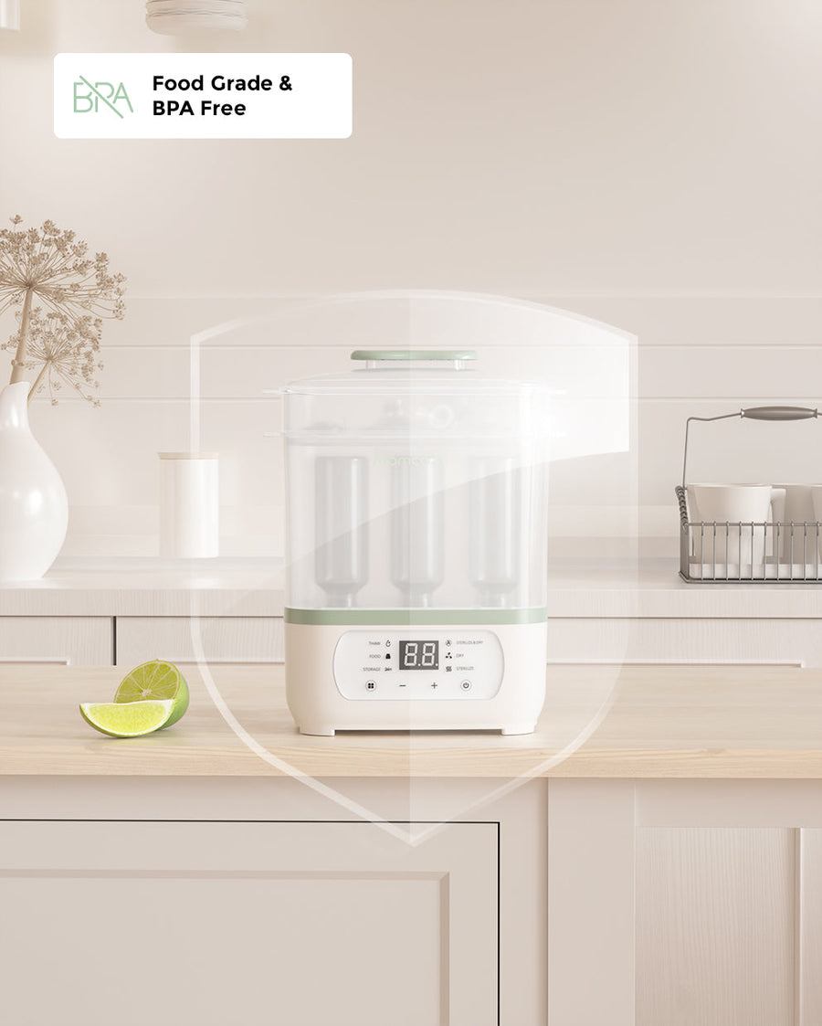 Momcozy 8-in-1 Baby Bottle Steam Sterilizer - Dryer
