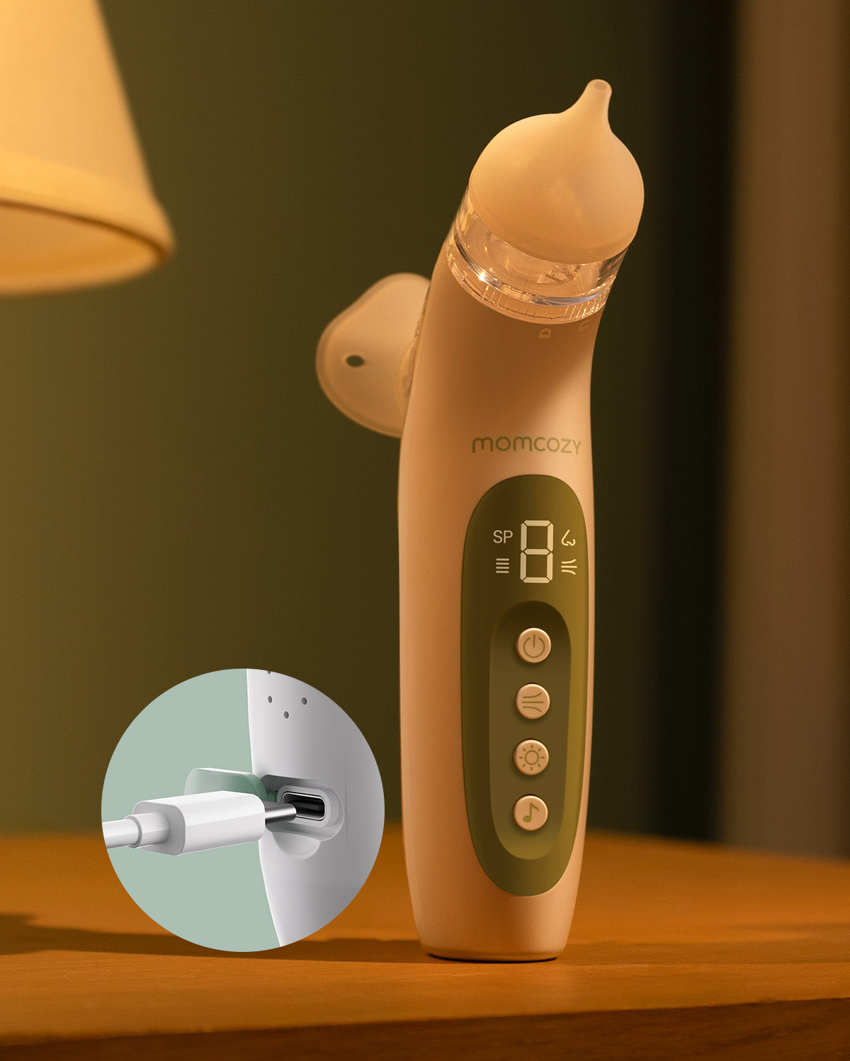 Momcozy BreezyClear™ 2-in-1 Spray & Suction Electric Nasal Aspirator