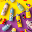 Stainless steel insulated water bottle "We Care" pink 350ml