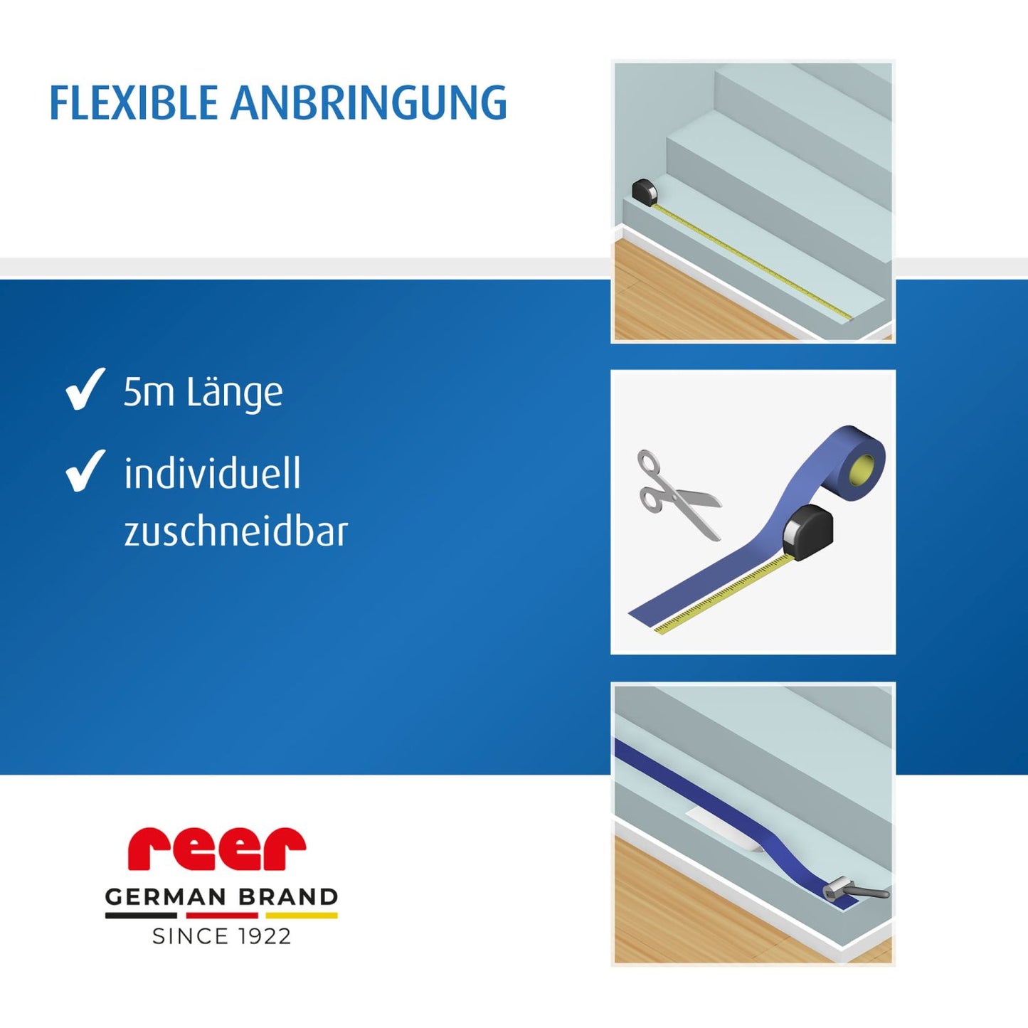 Self-adhesive anti-slip strip 5m