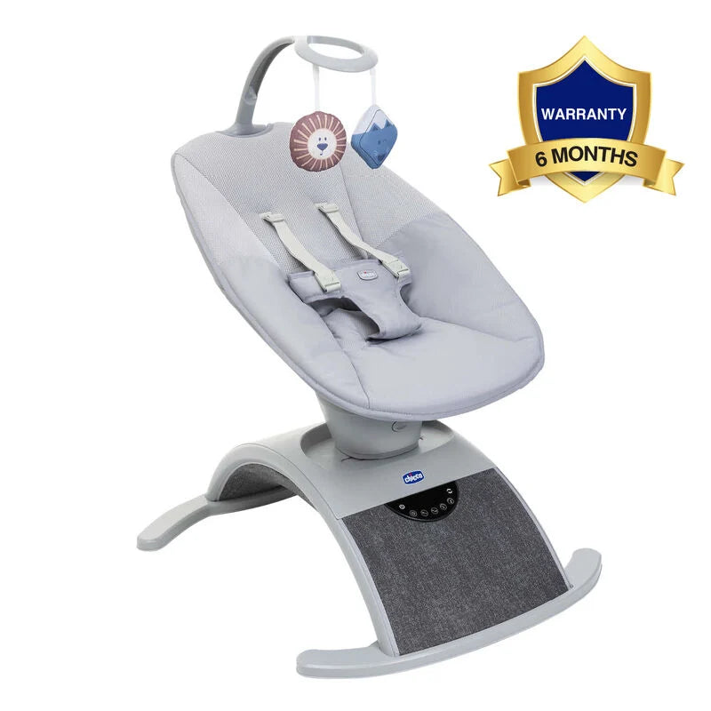 Chicco Comfy Wave Baby Bouncer – Silverspring, Safe & Cozy