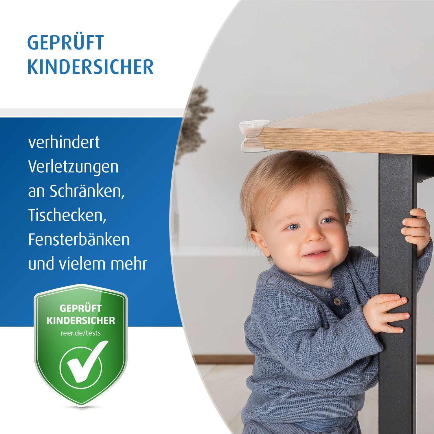 Corner protector TPE (PVC-free), 4 pieces