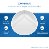 Corner protector TPE (PVC-free), 4 pieces