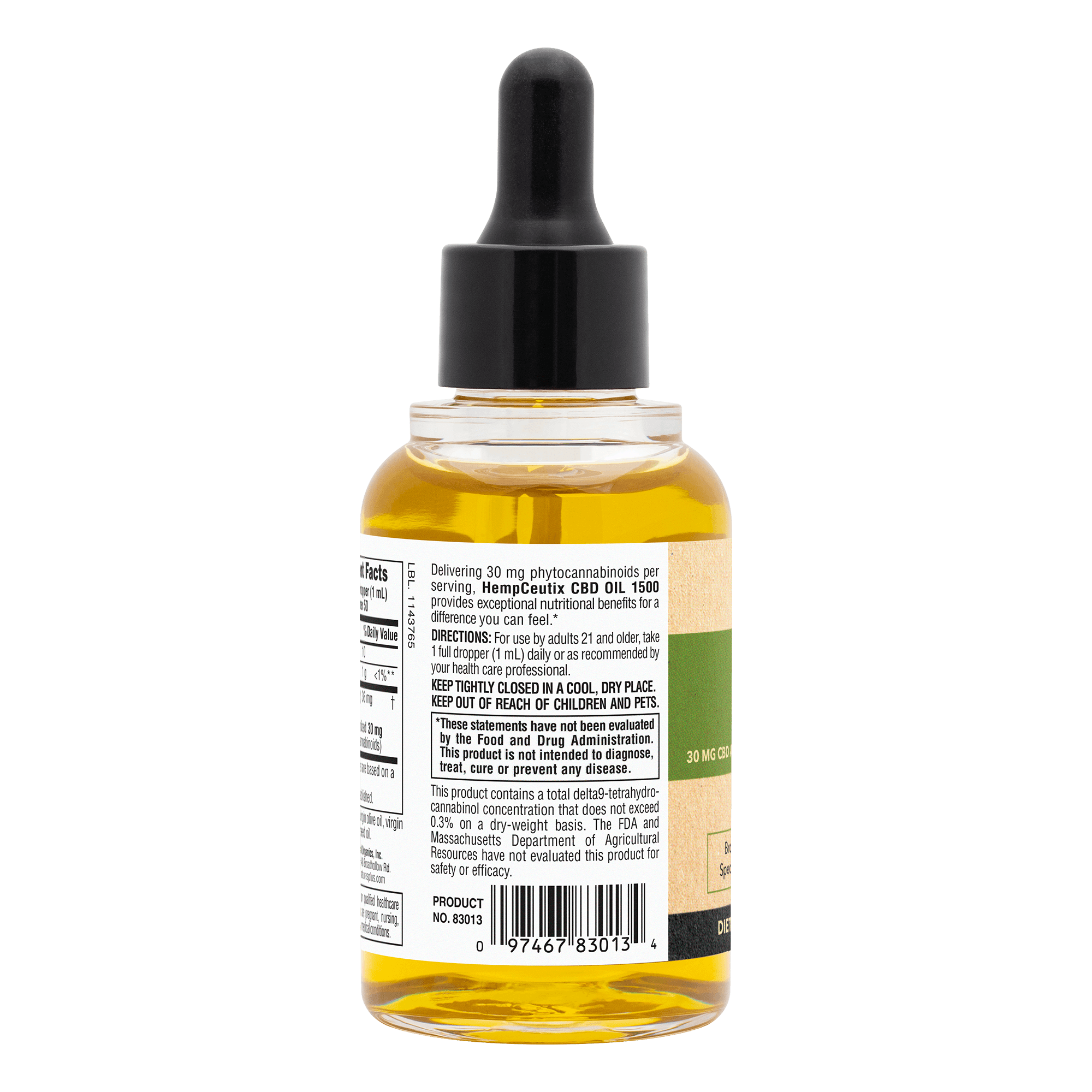 HempCeutix™ Pure 1500 Hemp Oil