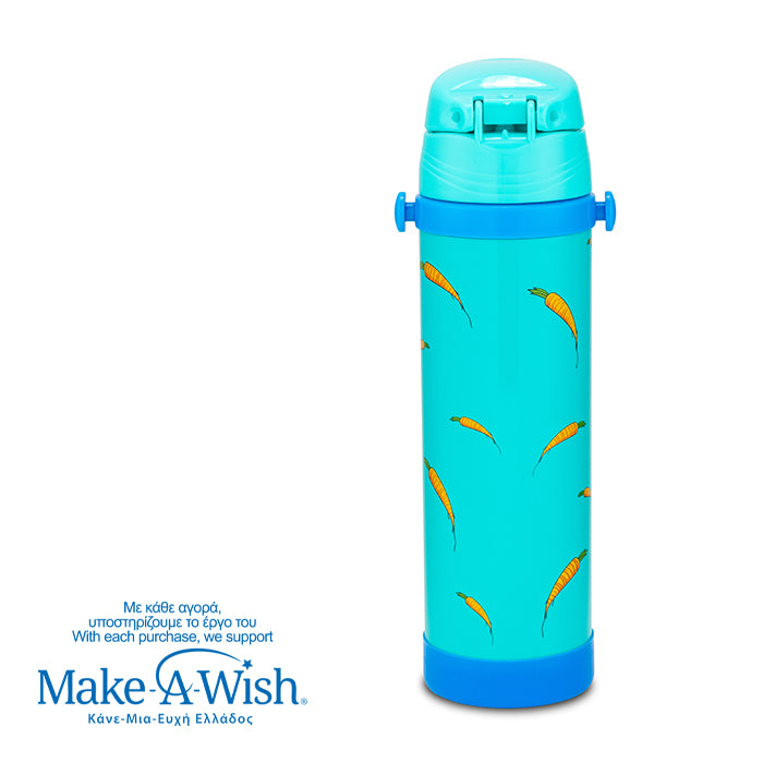 Stainless steel insulated water bottle "We Care", Rabbit 500ml
