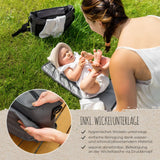 Growing buggy organiser with changing mat