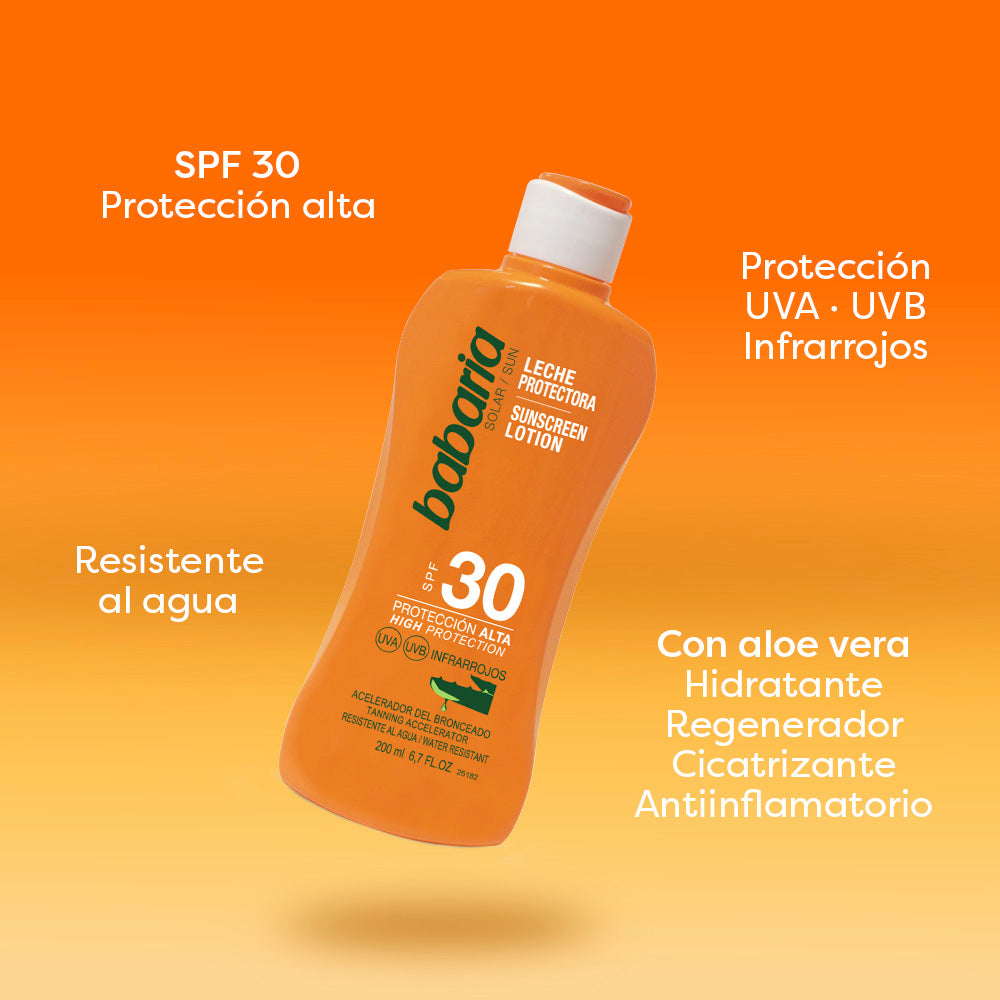Leche Protectora Solar SPF30
