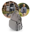 Growing baby-changing backpack made of 21 PET bottles