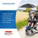 ShineSafe Sonnenschirm, schwarz