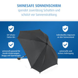 ShineSafe Sonnenschirm, schwarz