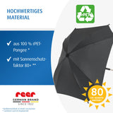 ShineSafe Sonnenschirm, schwarz