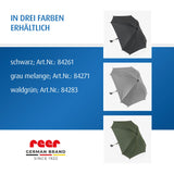 ShineSafe Sonnenschirm, schwarz