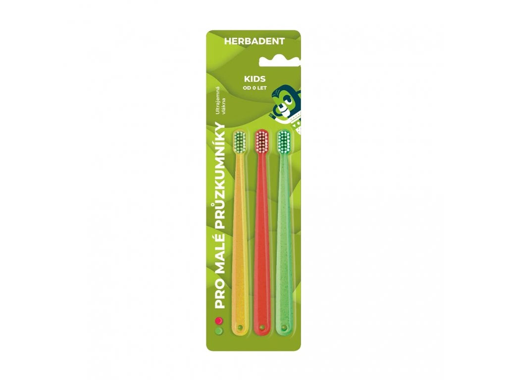 HERBADENT KIDS Toothbrush with Ultra-Soft Bristles