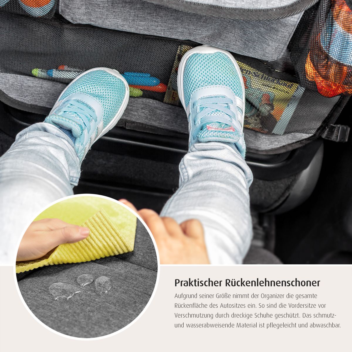 TravelKid Entertain car seat organizer